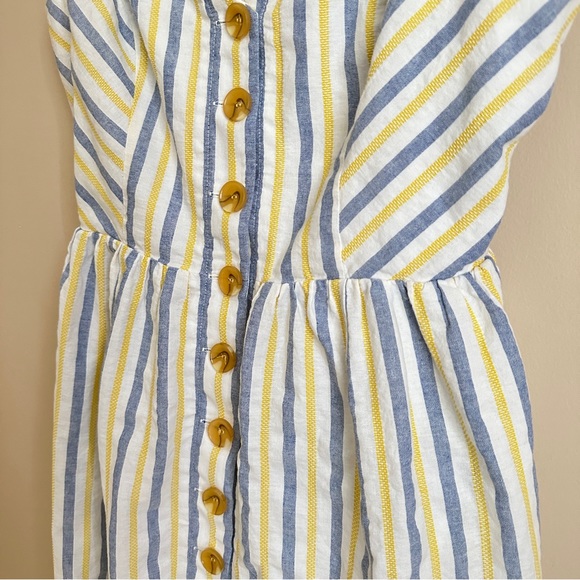 Vince Camuto Sleeveless Stripe Midi Dress Size 14 - Picture 9 of 11